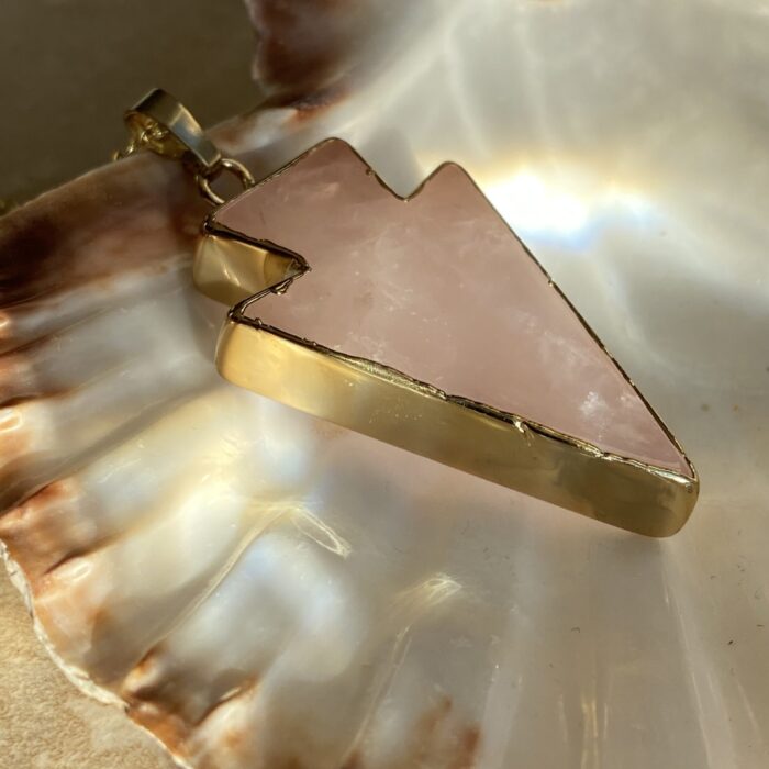 Liou Indiee Rose Quartz Necklace