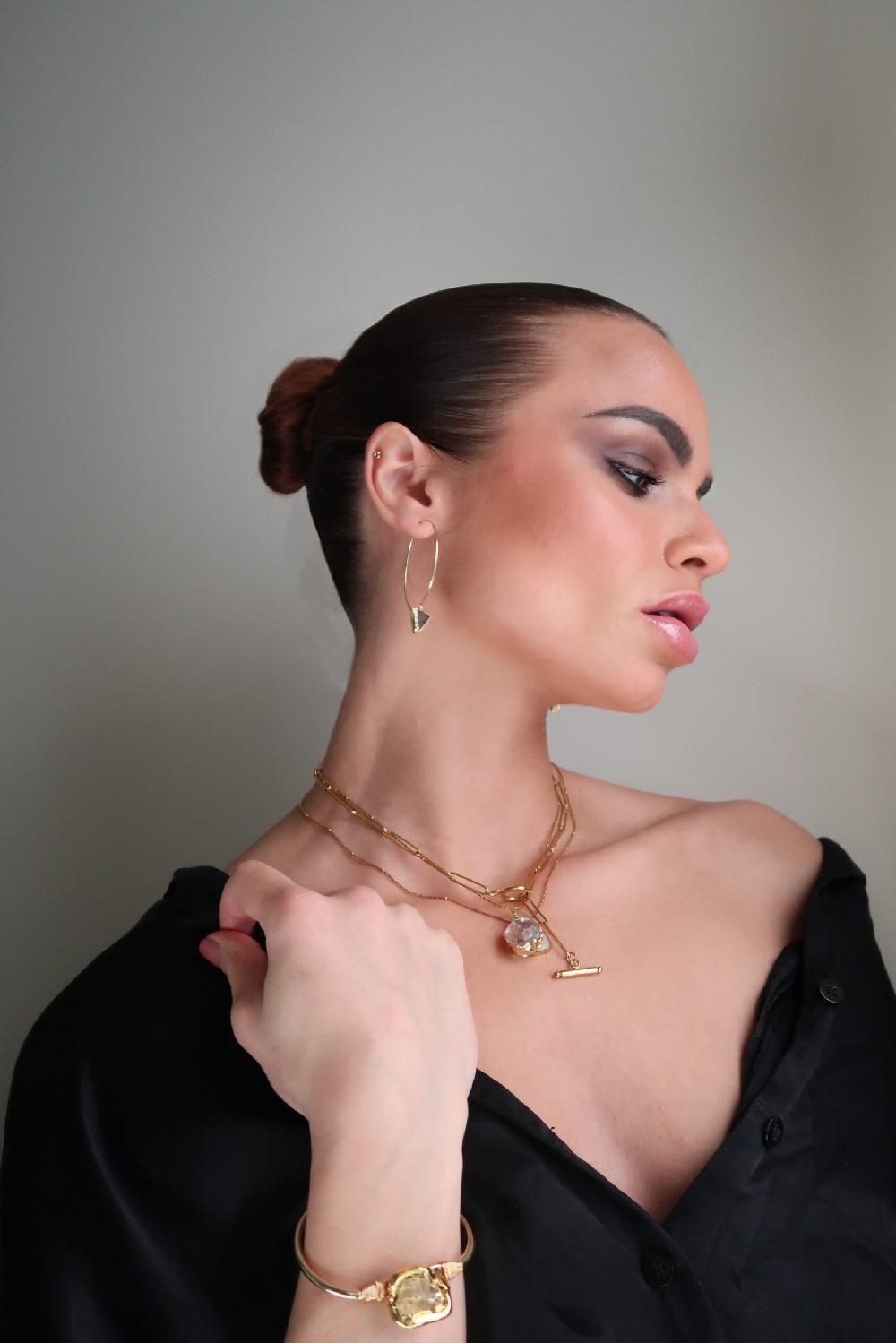 Liou Jupiter Paperclip Necklace