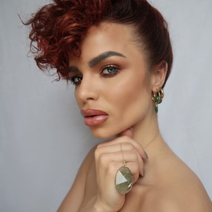 Liou Malachite Hoops