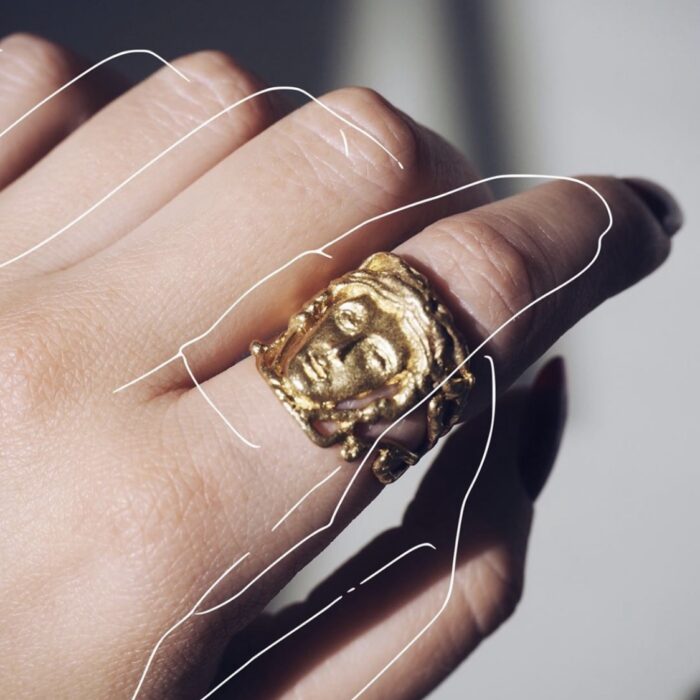Liou Medusa Gold Ring
