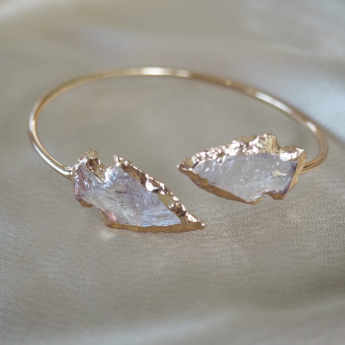Liou Nirvana Gold Quartz Bangle