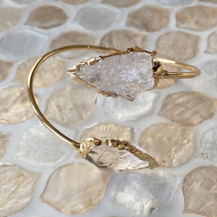 Liou Nirvana Gold Quartz Bangle
