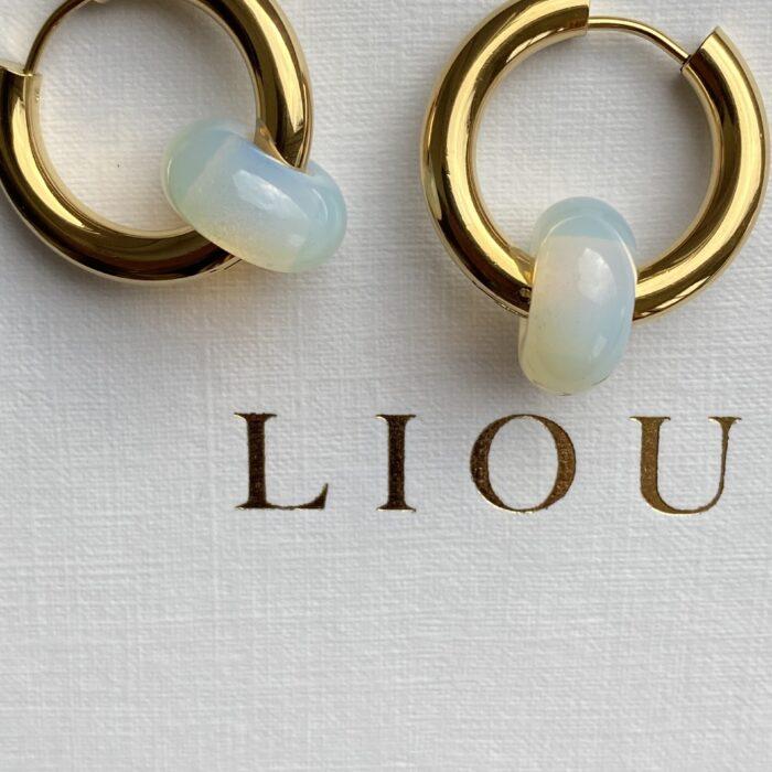 Liou Opalite Hoops