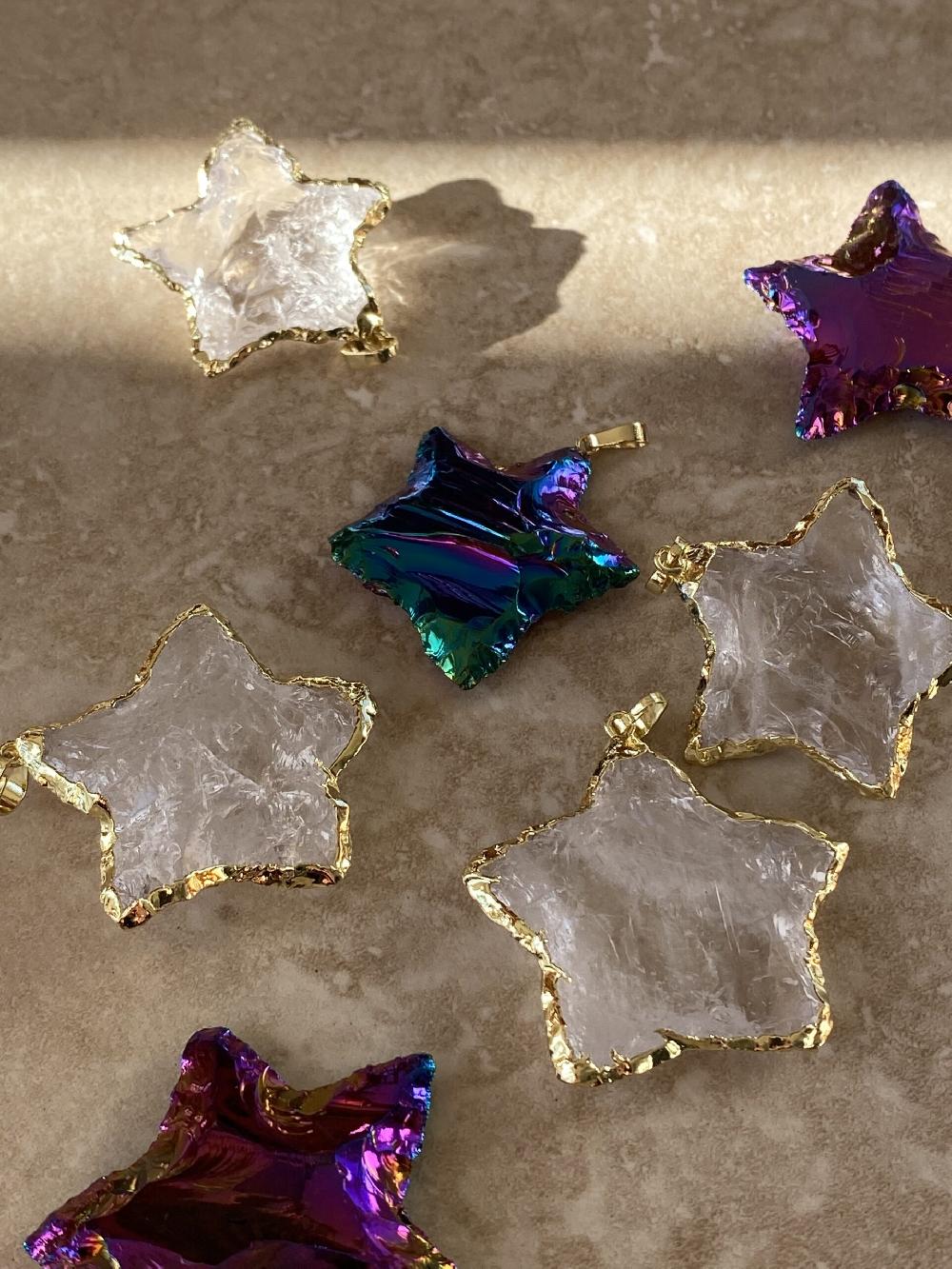 Liou Quartz Star Necklace
