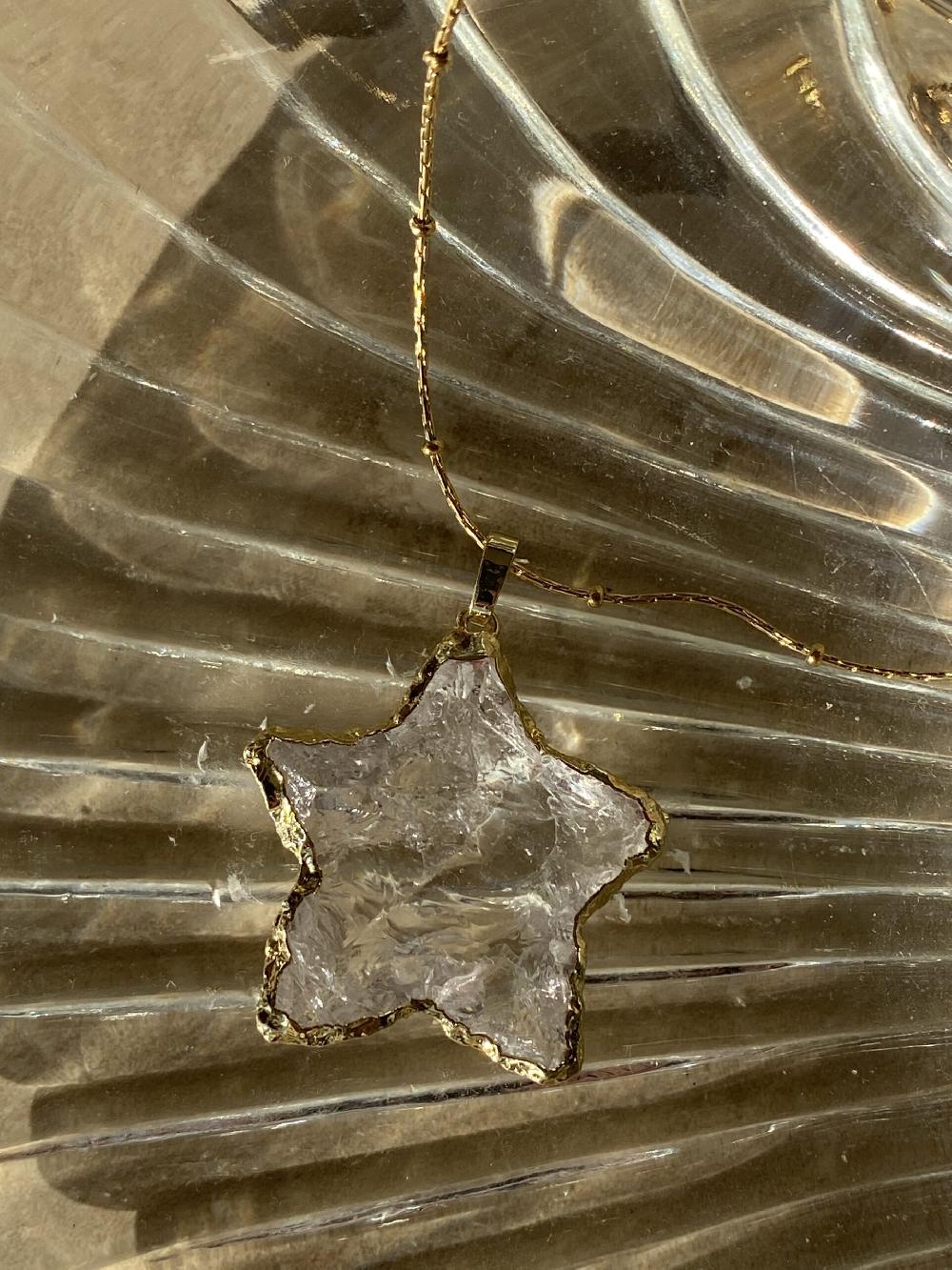 Liou Quartz Star Necklace