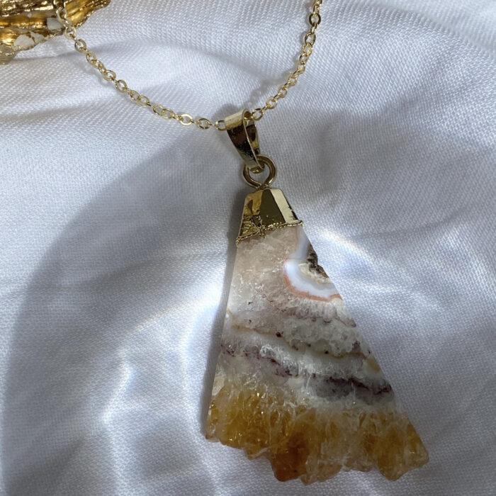 liou Remi Citrine Necklace