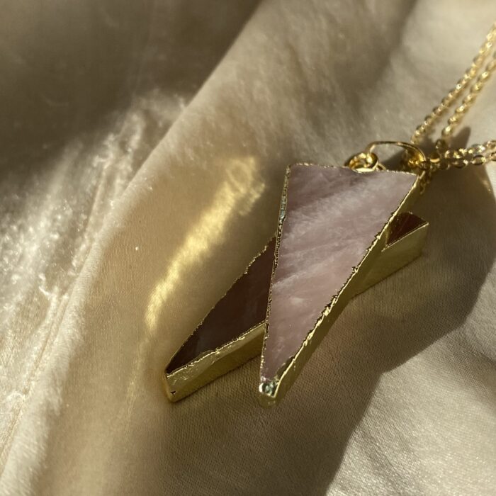 Liou Rose Quartz Ice Slice