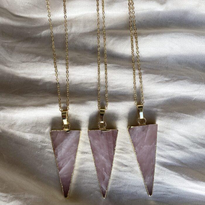 Liou Rose Quartz Ice Slice