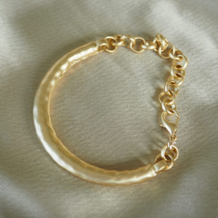 Liou Torqua Gold Chain Bangle