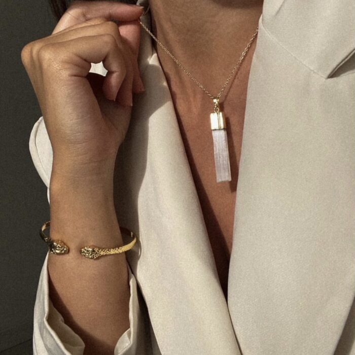 Liou Valencia Selenite Necklace