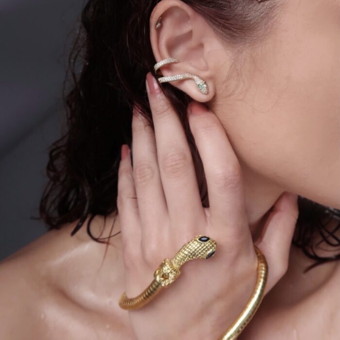 Liou Veya Snake Cuff Earring
