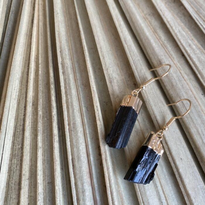 Liou Zara Black Tourmaline Earrings