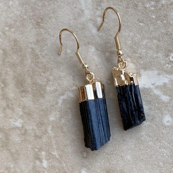 Liou Zara Black Tourmaline Earrings