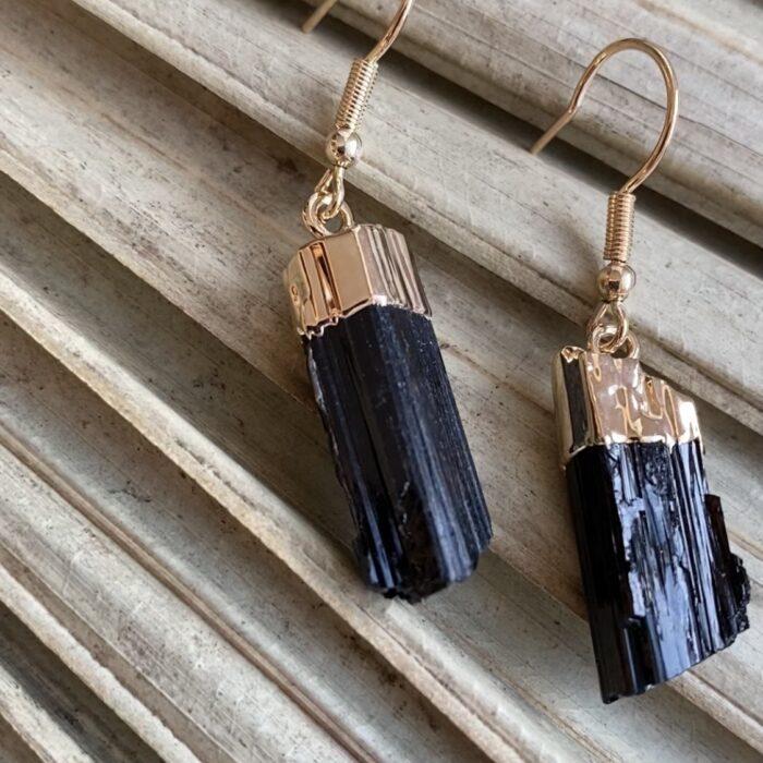 liou Zara Black Tourmaline Earrings