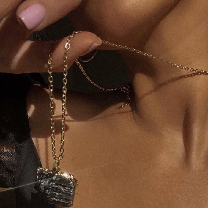Liou Zara Black Tourmaline Necklace