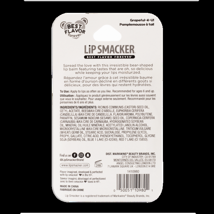 Lip Smacker Sugar Bear Lip Balm