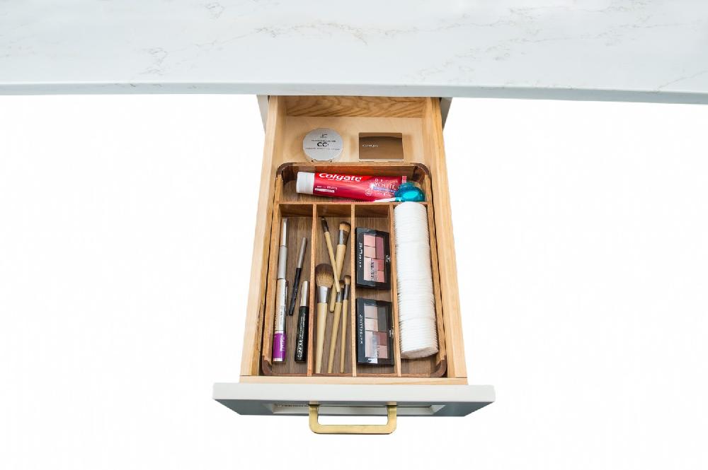 Lipper International Acacia Cutlery Tray With Rounded Corners