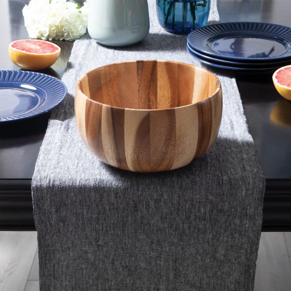 Lipper International Acacia Sunburst Salad Bowl Large