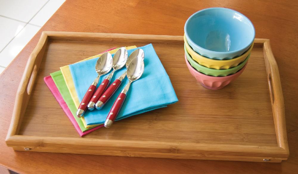 Lipper International Bamboo Bed Tray With Folding Legs