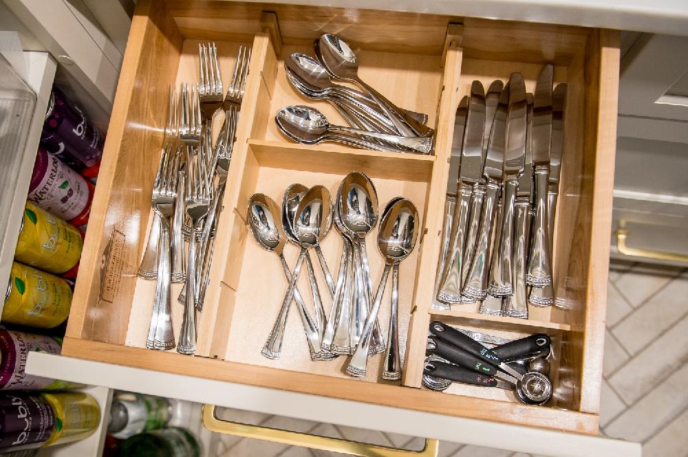 Lipper International Bamboo Compact Drawer Dividers With Inserts Set Of 4