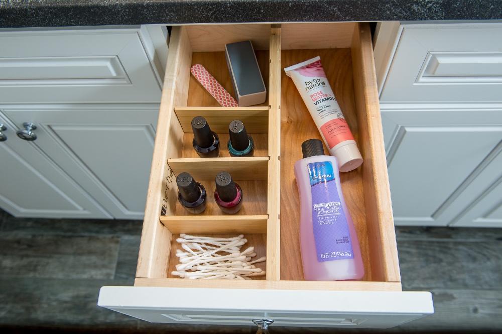 Lipper International Bamboo Compact Drawer Dividers With Inserts Set Of 4