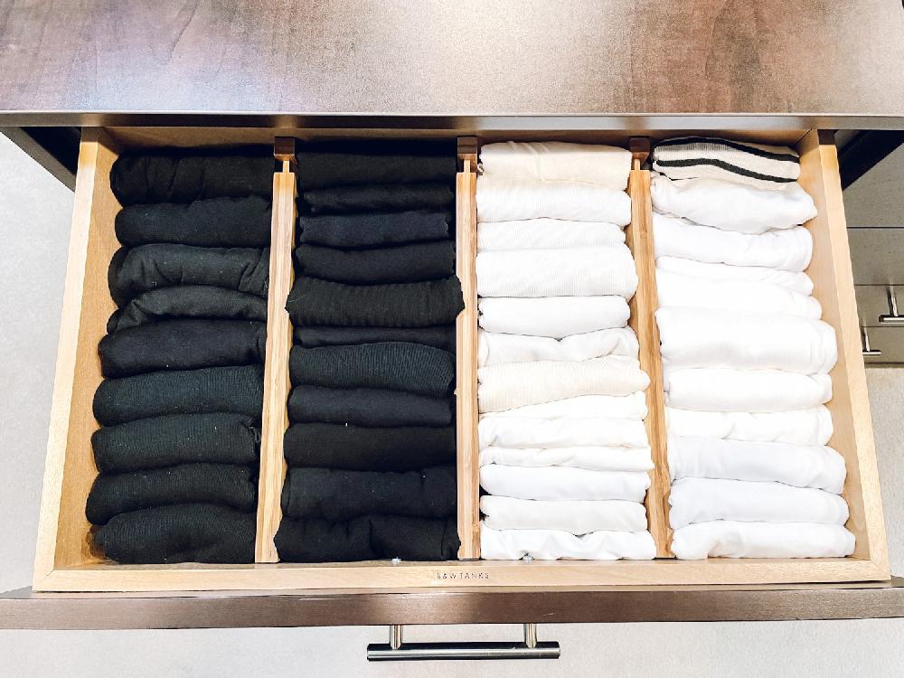 Lipper International Bamboo Drawer Dividers Set Of 2