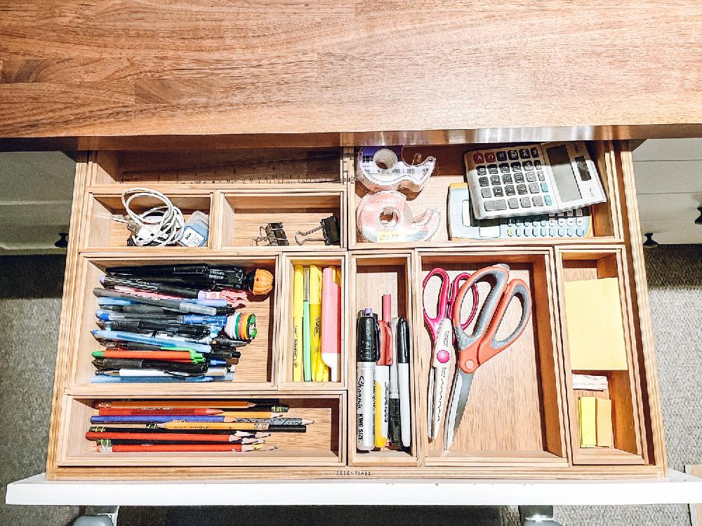 Lipper International Bamboo Organizer Boxes 5-Piece Set