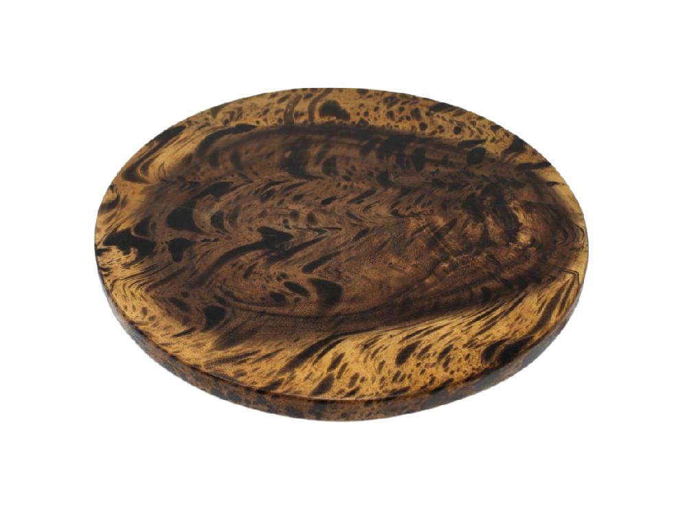 lipper international Acacia Burl Finish Lazy Susan
