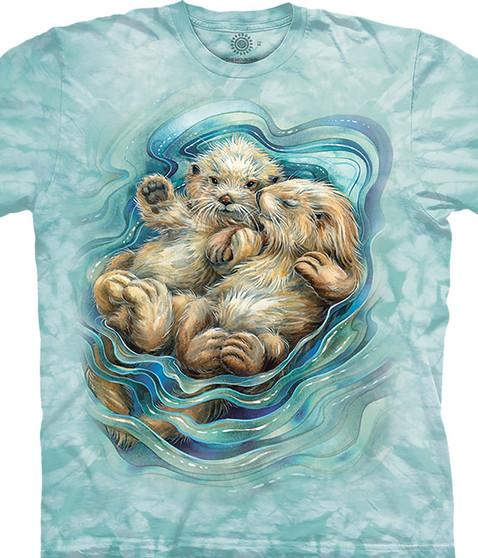 liquid blue A Love Like No Otter Classic Cotton T-Shirt