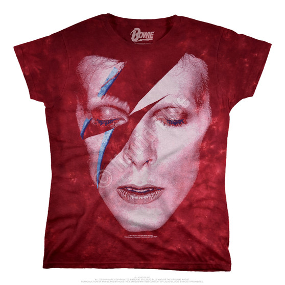 Liquid Blue Aladdin Sane Tie-Dye Womens Long Length T-Shirt