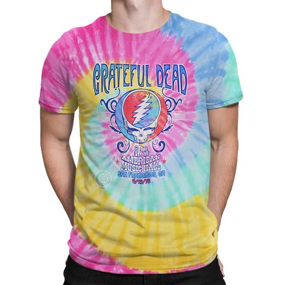 Liquid Blue American Music Hall Spiral Tie-Dye T-Shirt