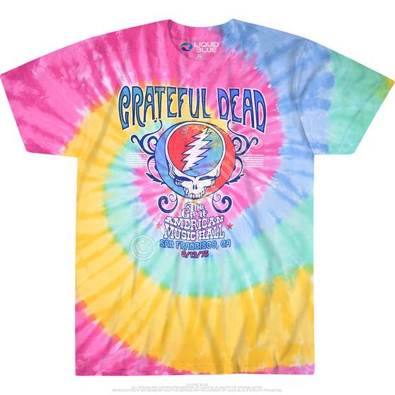 Liquid Blue American Music Hall Spiral Tie-Dye T-Shirt