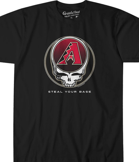 liquid blue Arizona Diamondbacks Steal Your Base Red Athletic T-Shirt