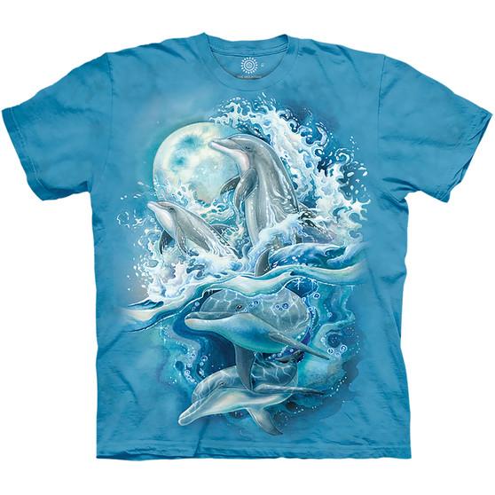 Liquid Blue Bergsma Dolphins Classic Cotton T-Shirt