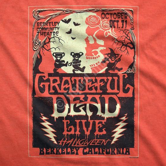 Liquid Blue Berkeley Moon Orange Poly Cotton T-Shirt