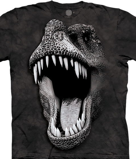 liquid blue Big Face® Glow Rex Classic Cotton T-Shirt