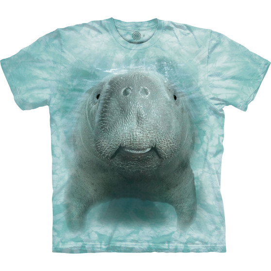 Liquid Blue Big Face® Manatee Classic Cotton T-Shirt