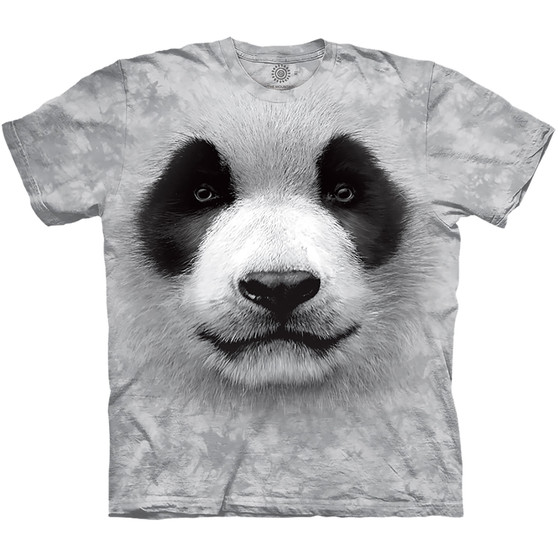 Liquid Blue Big Face® Panda Classic Cotton T-Shirt