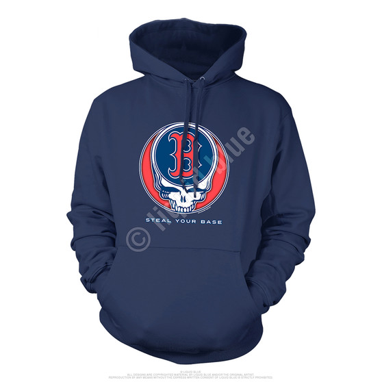 Liquid Blue Boston Red Sox Steal Your Base Navy Hoodie