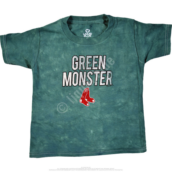 Liquid Blue Boston Red Sox Toddler Green Monster Tie-Dye T-Shirt
