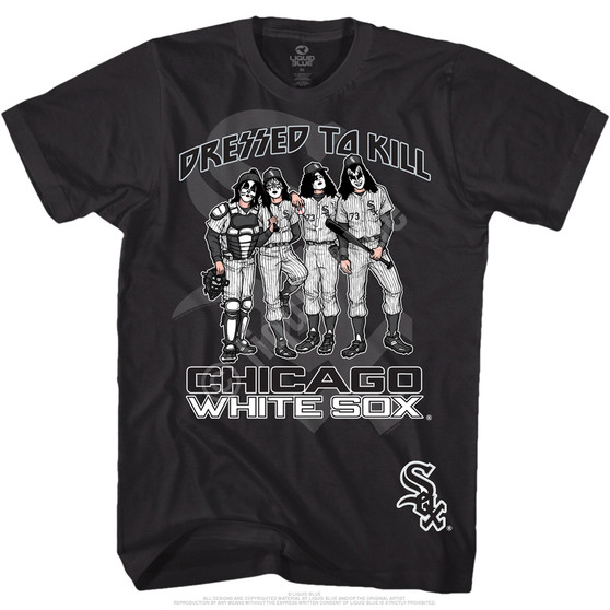 Liquid Blue Chicago White Sox Dressed To Kill Black T-Shirt