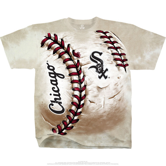 Liquid Blue Chicago White Sox Hardball Tie-Dye T-Shirt