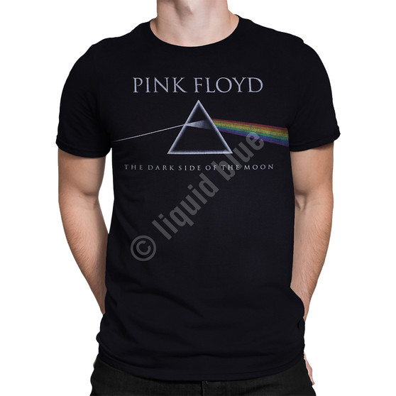 Liquid Blue Classic Floyd Black Poly-Cotton T-Shirt
