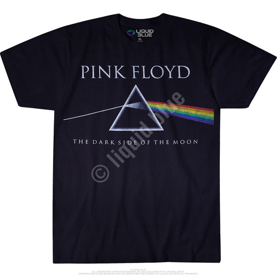 Liquid Blue Classic Floyd Black Poly-Cotton T-Shirt