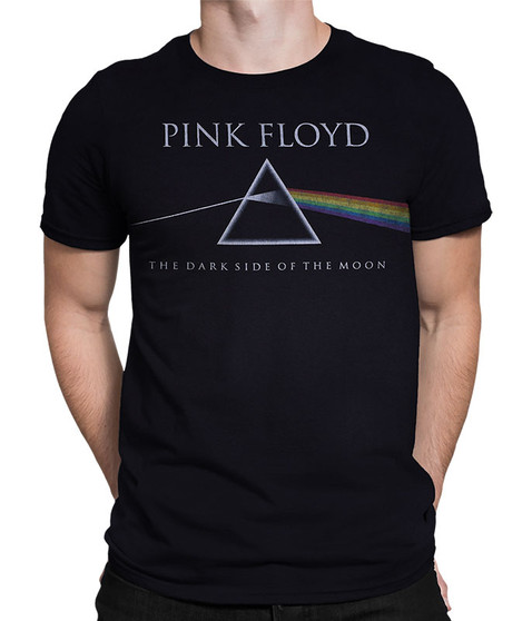 liquid blue Classic Floyd Black Poly-Cotton T-Shirt
