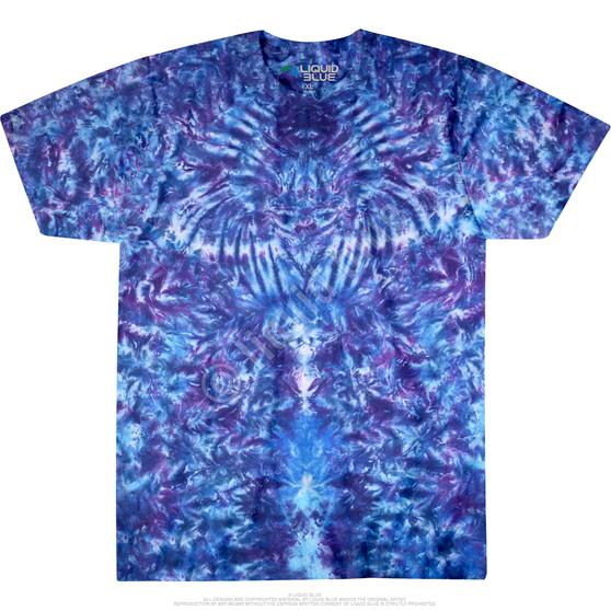 Liquid Blue Crazy Blue Krinkle Unprinted Tie-Dye T-Shirt