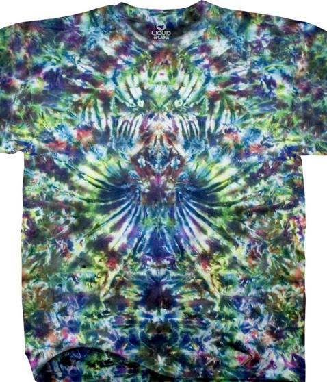 liquid blue Crazy Krinkle Unprinted Tie-Dye T-Shirt