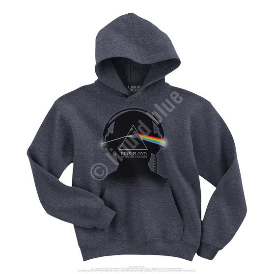 Liquid Blue Dark Side Beats Dark Heather Pullover Hoodie