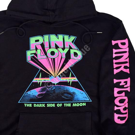 Liquid Blue Dark Side Blacklight Black Sleeve Printed Hoodie