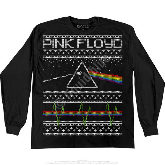 Liquid Blue Dark Side Xmas Sweater Black Long Sleeve T-Shirt